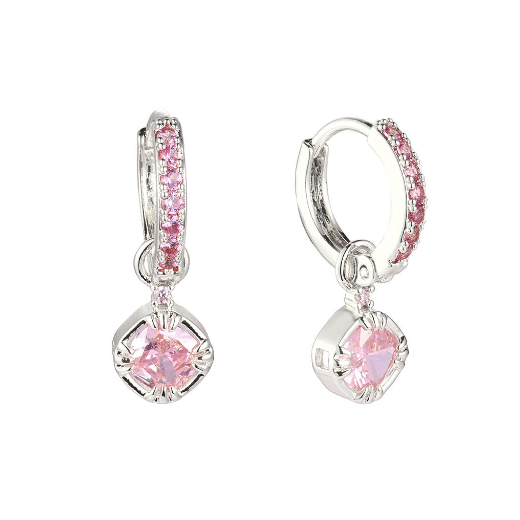 Earrings aria pink