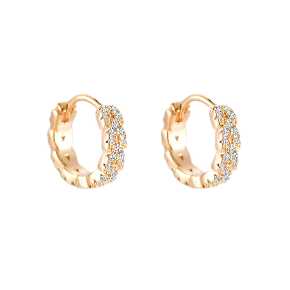 Charming hoops white