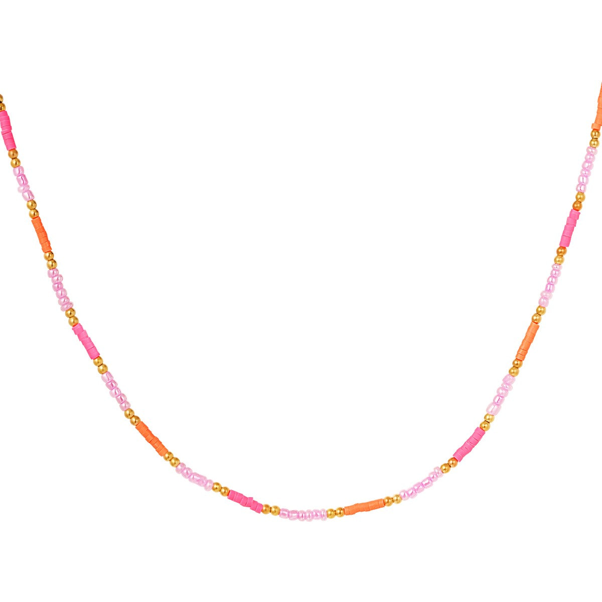Necklace gaia pink
