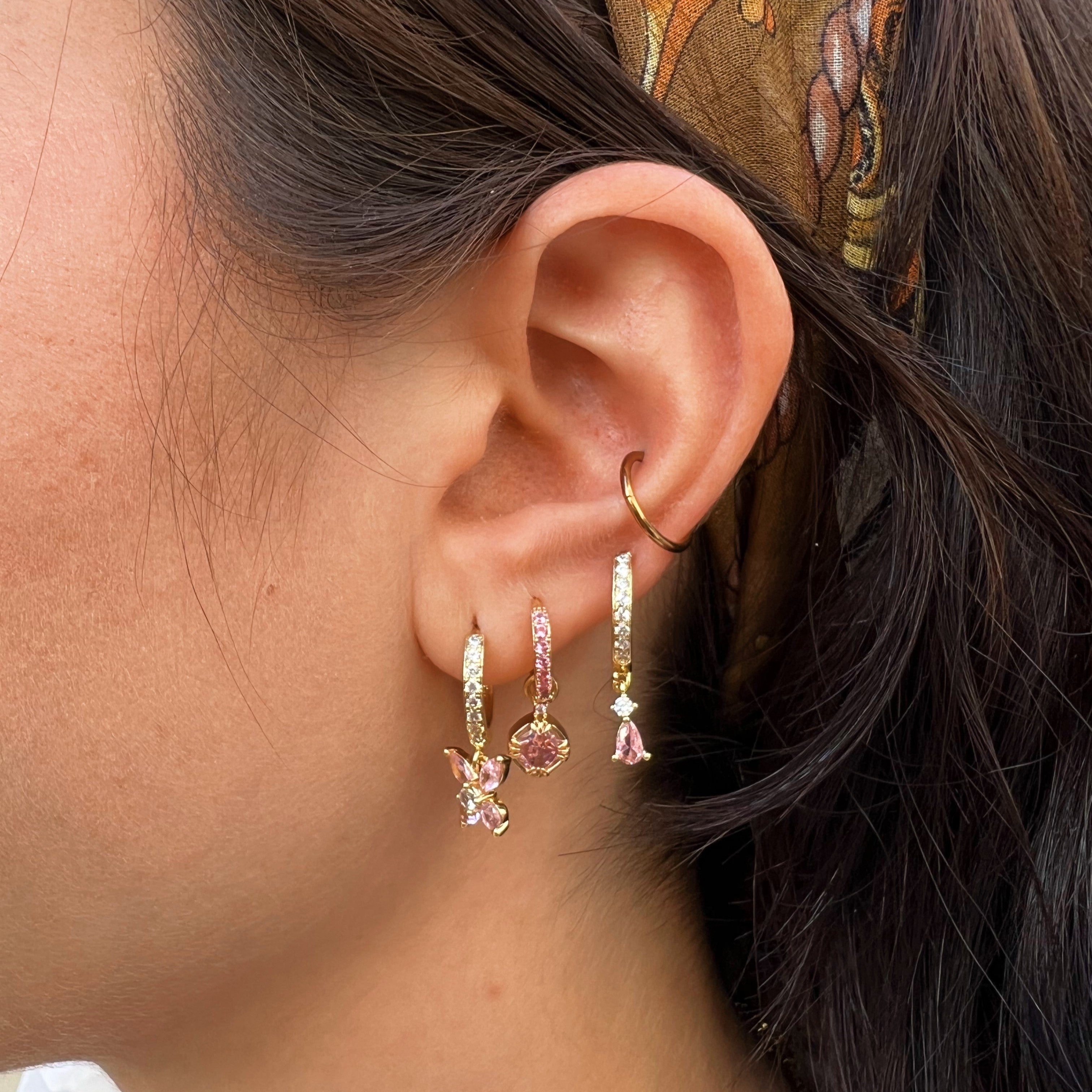Earrings isidora pink