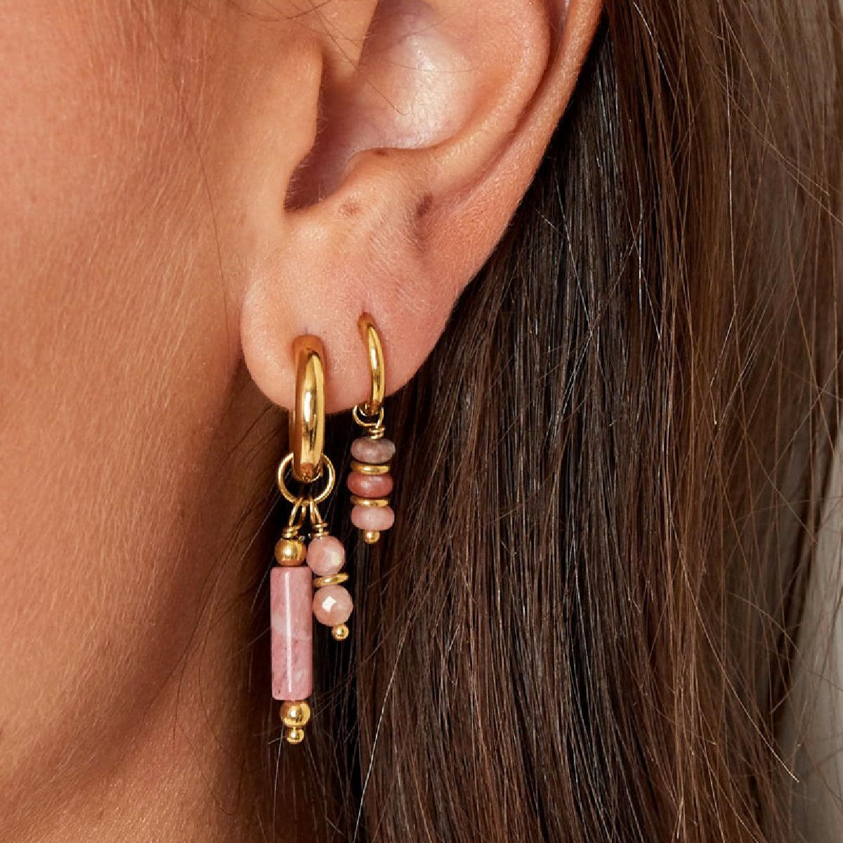 Earrings juliana pink