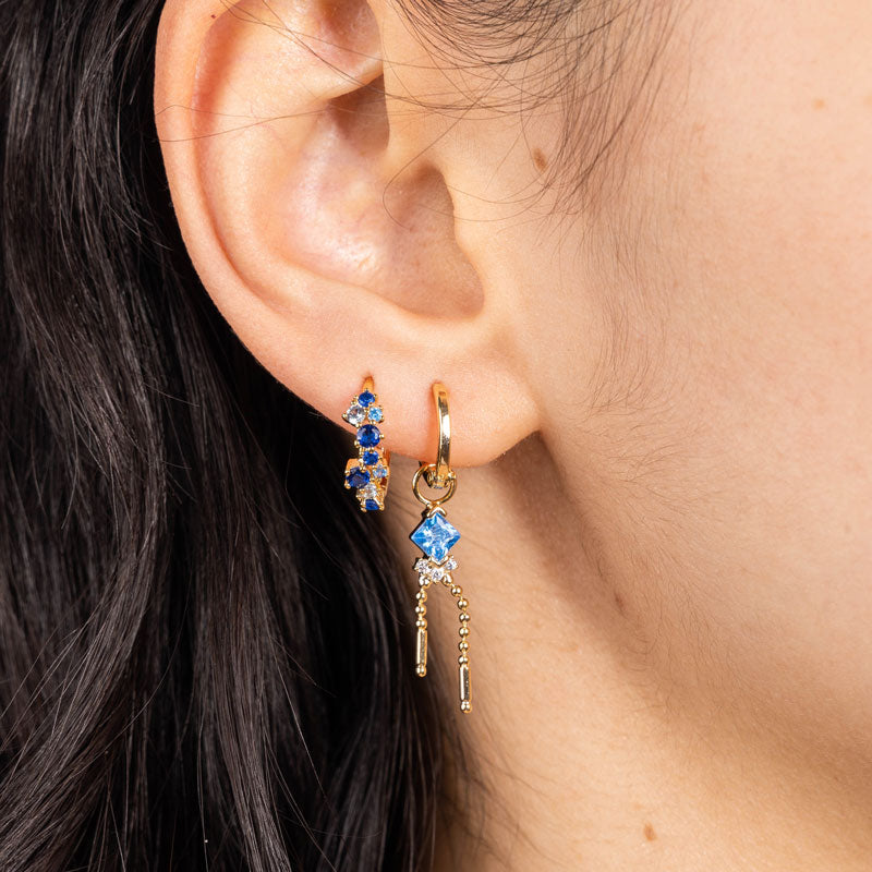 Earrings melrose blue