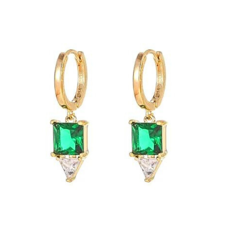 Earrings paloma green