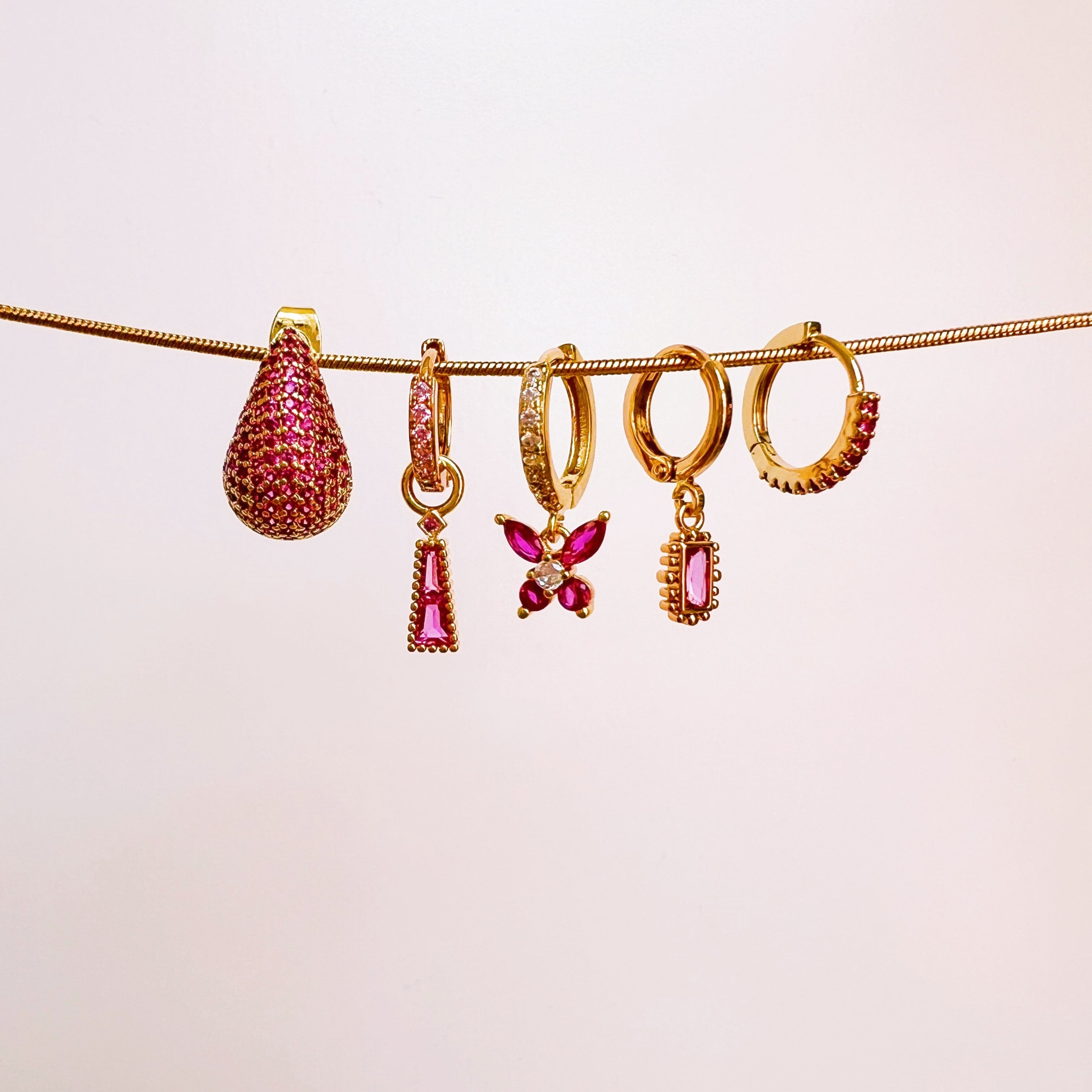 Earrings vittoria pink