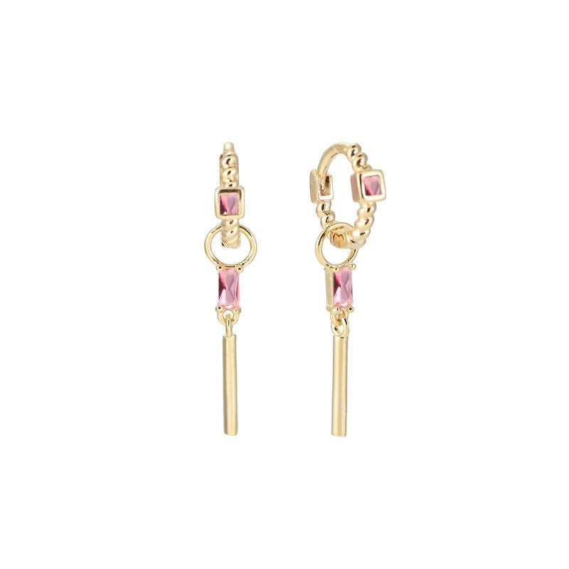 Earrings moira pink