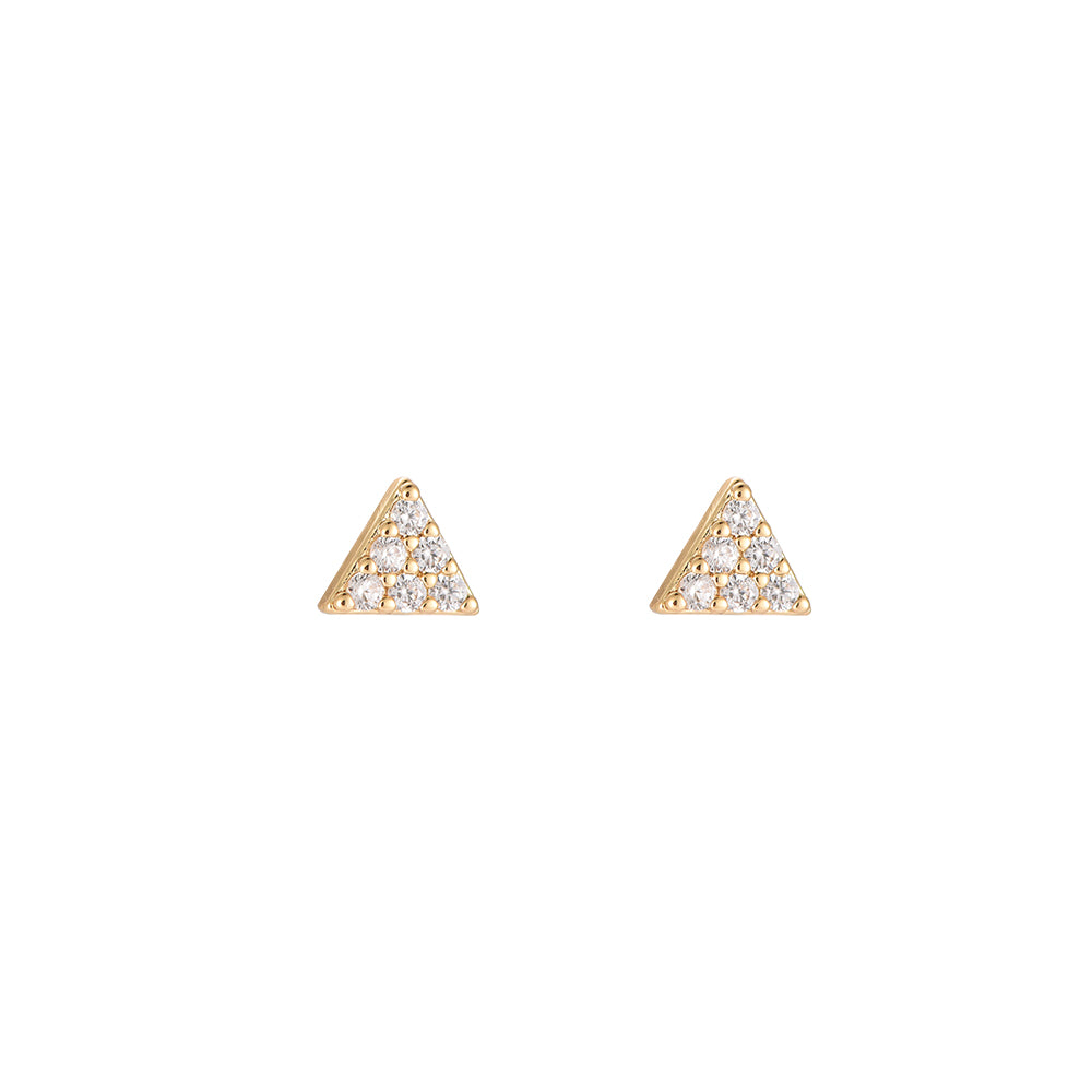 Pyramid diamond studs